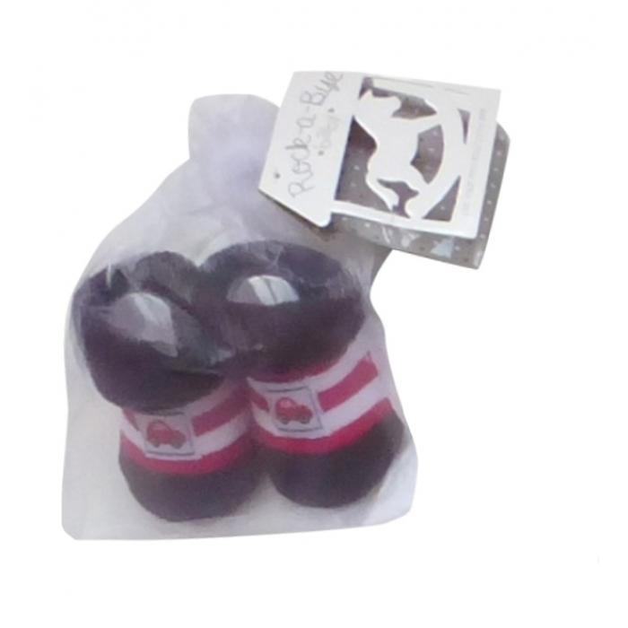 Rock A Bye Baby Socks In A Mesh Bag - Car