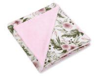 kocyk-do-fotelika-1022-peonie-rozowe-nowe-rozowe-minky-bobo0