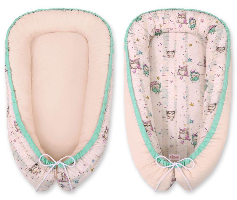 kokon_posciel_dla_niemowlat_1038_sowki_kremowo_mietowe_bobo9