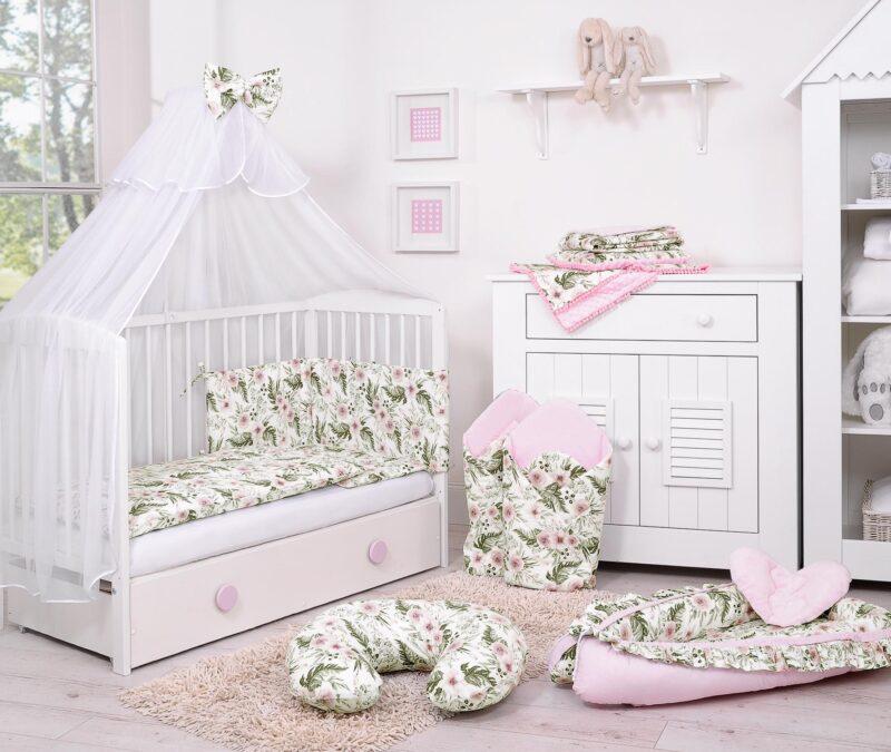 posciel-dla-niemowlat-z-moskitiera-1022-peonie-rozowe-bobono