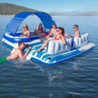 Bestway Tropical Breeze plavajoči otok 389×274 cm 43105